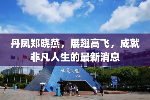丹凤郑晓燕，展翅高飞，成就非凡人生的最新消息