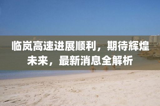 临岚高速进展顺利，期待辉煌未来，最新消息全解析