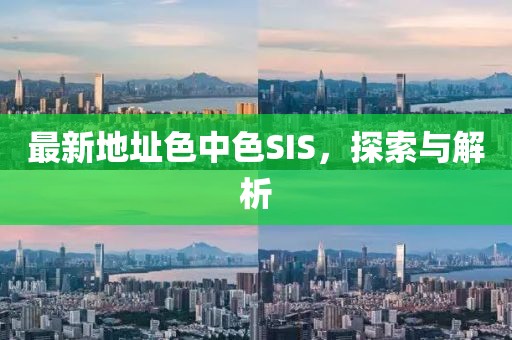 最新地址色中色SIS，探索与解析