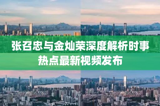 张召忠与金灿荣深度解析时事热点最新视频发布