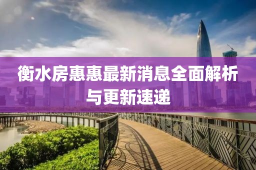 衡水房惠惠最新消息全面解析与更新速递