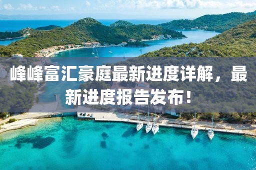 峰峰富汇豪庭最新进度详解，最新进度报告发布！