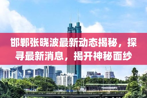 邯郸张晓波最新动态揭秘，探寻最新消息，揭开神秘面纱